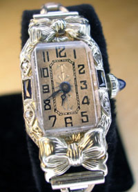 1920's ladies diamond watch
